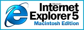 Internet Explorer 5 Macintosh Edition logo text